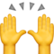 Raising Hands emoji on Apple